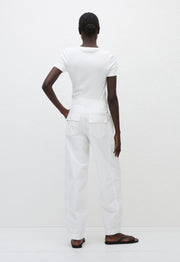 Relaxed Cargo Pant - Chalk - Matteau